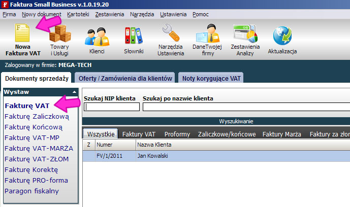 jak wystawić fakturę VAT