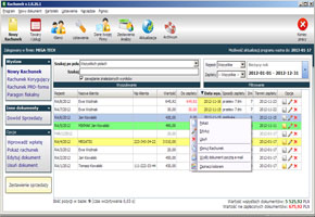 Widok okna startowego programu Rachunek