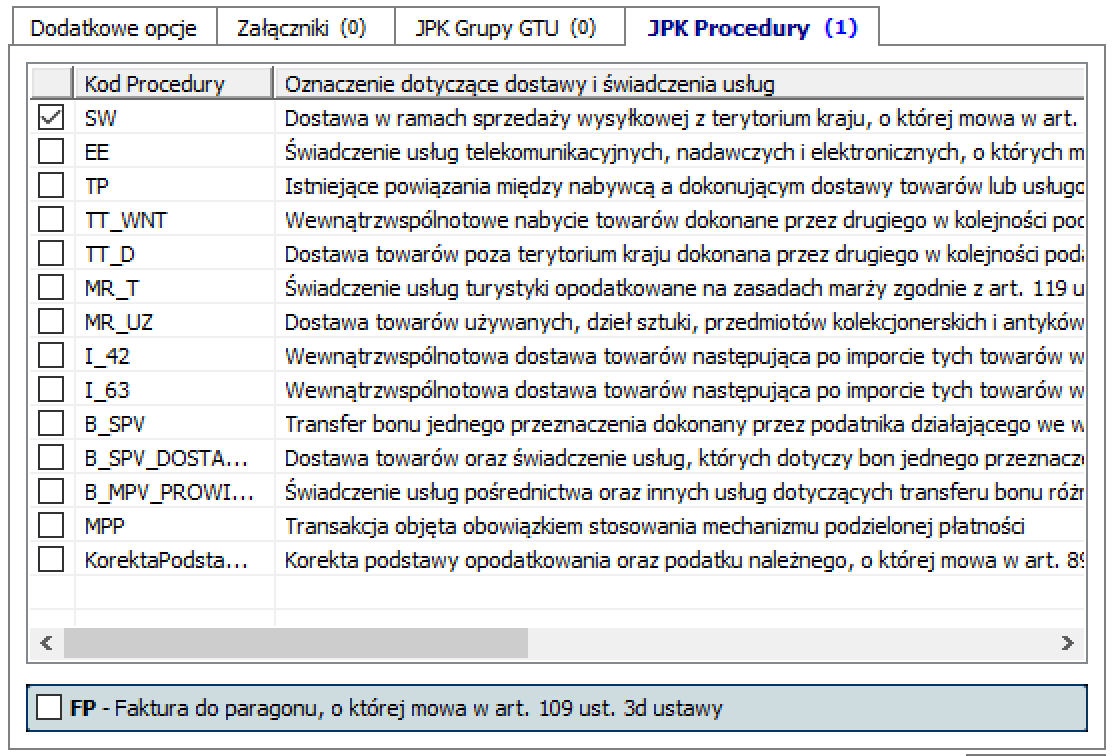 procedury JPK procedury JPK