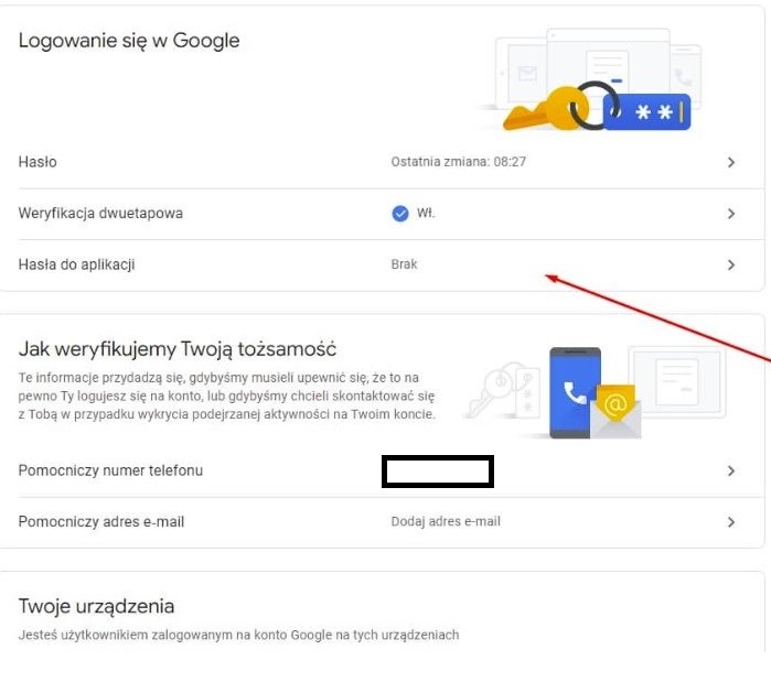wysyłanie maili gmail