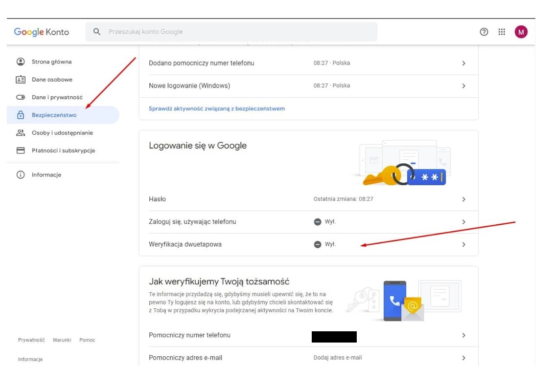 wysyłanie maili gmail