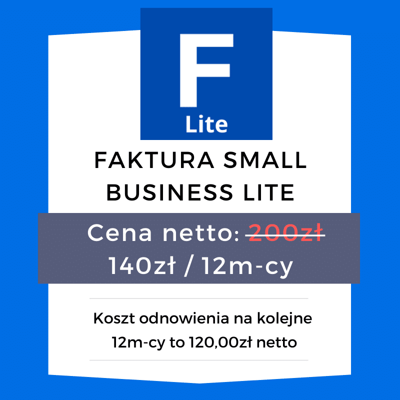 Program do faktur Faktur Small Business Lite